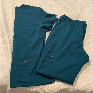 Sanibel Scrub top and bottom set.